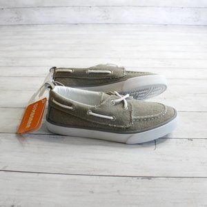 Gymboree Boys Canvas Sneakers Size 13 Youth Lace Up Deck Shoes